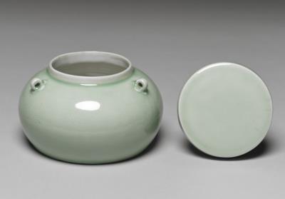 图片[2]-Lidded jar with three-knots in emerald green glaze, Ming dynasty, Yongle reign (1403-1424)-China Archive